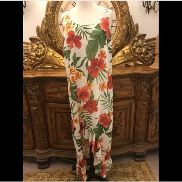 Beach Crew. ALOHA. MuuMuu, Hawaiian Sleeveless Sun Dress. Cover up. Size M.  B2 - Picture 1 of 5